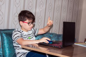 Boy at laptop