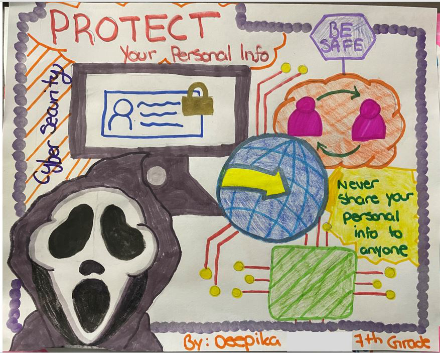 Safer Internet Day Drawing / Safer Internet Day Poster / Cyber Safety  Poster Drawing - YouTube