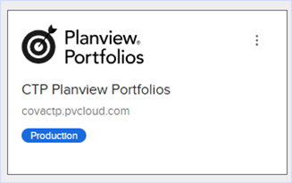 planview portfolio production tile